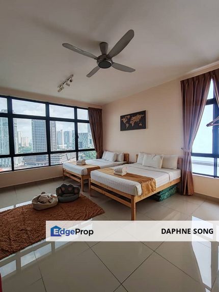 Twin tower studio near tritower rnf bukit chargar, Johor, Johor Bahru