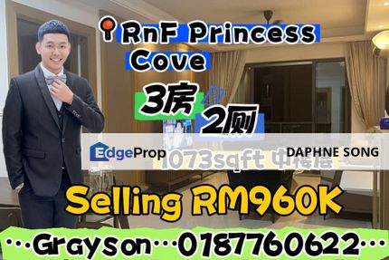 RnF princess cove phase 1, 3Bedrooms for sale, Johor, Johor Bahru