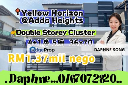 Yellow horizon adda heights cluster near dato onn, Johor, Johor Bahru