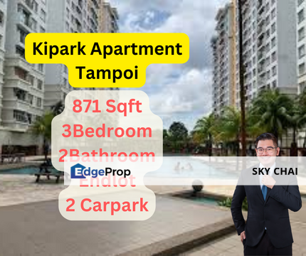 Low Downpayment 3 Bedroom Apartment,Jalan Titiwangsa,Kip Villa Indah,Kipark Apartment,Tampoi Indah, Johor, Tampoi