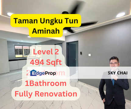 Low Floor Renovation Unit 2 Bedroom@Taman Ungku Tun Aminah,Skudai, Johor, Johor Bahru