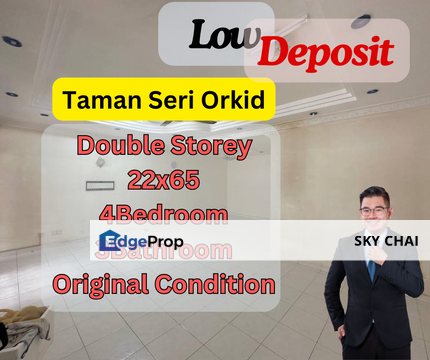 Low Deposit Behind Extend Double Storey Terrace House@Taman Seri Orkid,Jalan Seri Orkid,Skudai, Johor, Skudai