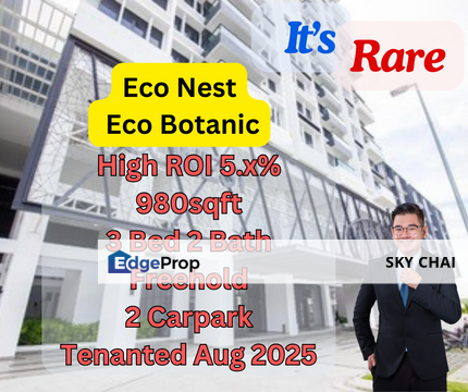 High Floor Tenented With High ROI 3 Bedroom@Eco Nest,Eco Botanic,Iskandar Puteri,Nusajaya, Johor, Nusajaya