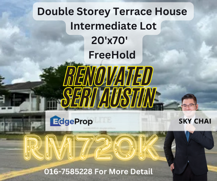 Renovated Double Storey Terrace House@Iolite,Jalan Seri Austin,Taman Seri Austin, Johor, Johor Bahru