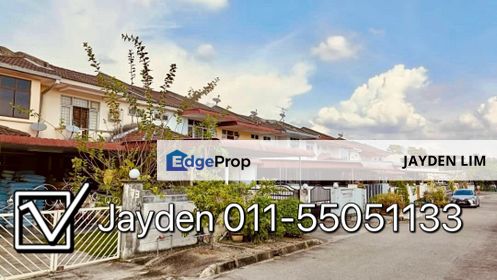 💥 CORNER LOT: 3400sqft Double-Storey in Alma, Bukit Mertajam – Freehold! 🏡 RM650K Only! 💥, Penang, Alma