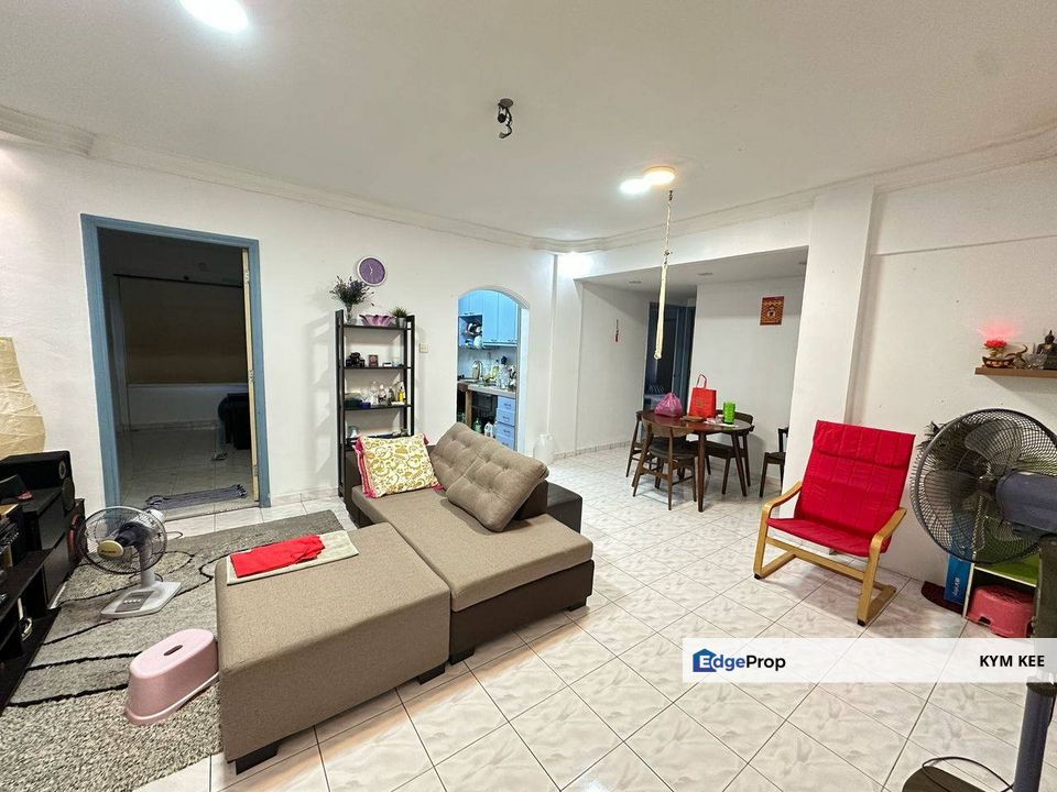 Sri Intan Pangsapuri Flat 3 Bed Fully Furnished Seri Alam Masai, Johor, Pasir Gudang