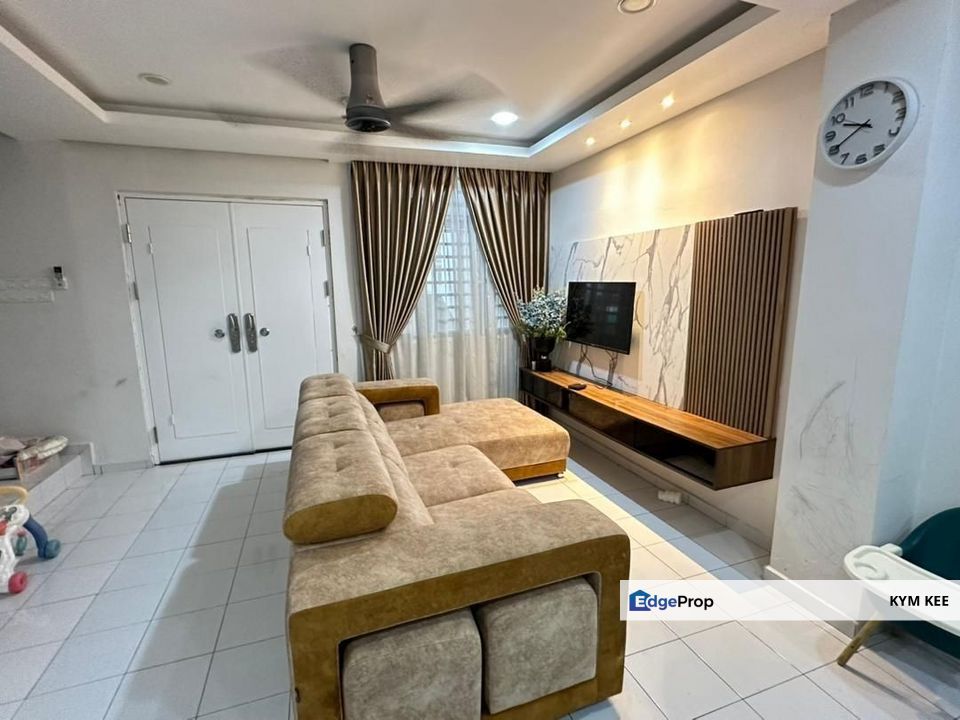 【Renovated】Nusa Sentral Double Storey 18x60 Medium Cost House , Johor, 