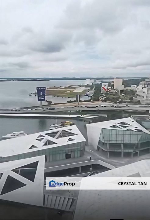 R&F Princess Cove @ JB Town (Phase 2) 坡底·近CIQ 📍高级海景公寓｜投资自住两相宜｜ 3房1厕｜全家私｜海景单位 📈 ROI 4%+｜仅 RM1mil Only‼️ 😱😱, Johor, Johor Bahru