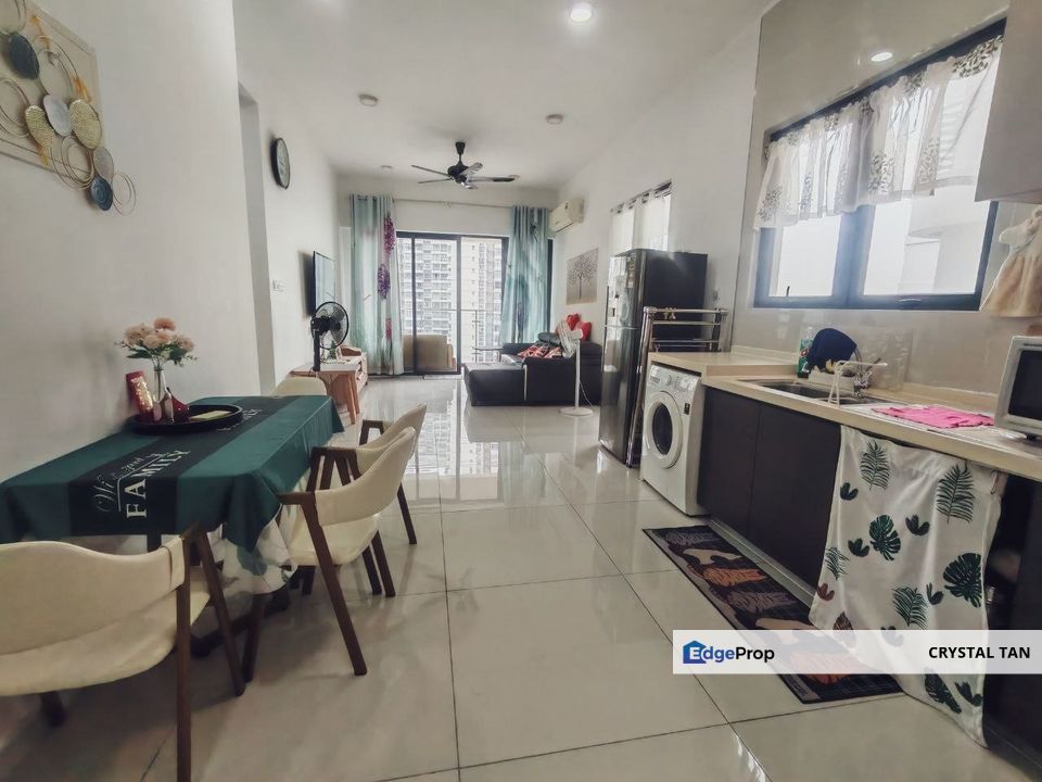 🔥【＃海景公寓 · ＃低门槛入手】🔥＃全家私 ＃拎包入住 ，＃省装修成本 #FULLOAN Can Full Loan Seaview unit Amberside @ Country Garden Danga Bay, Johor, Johor Bahru