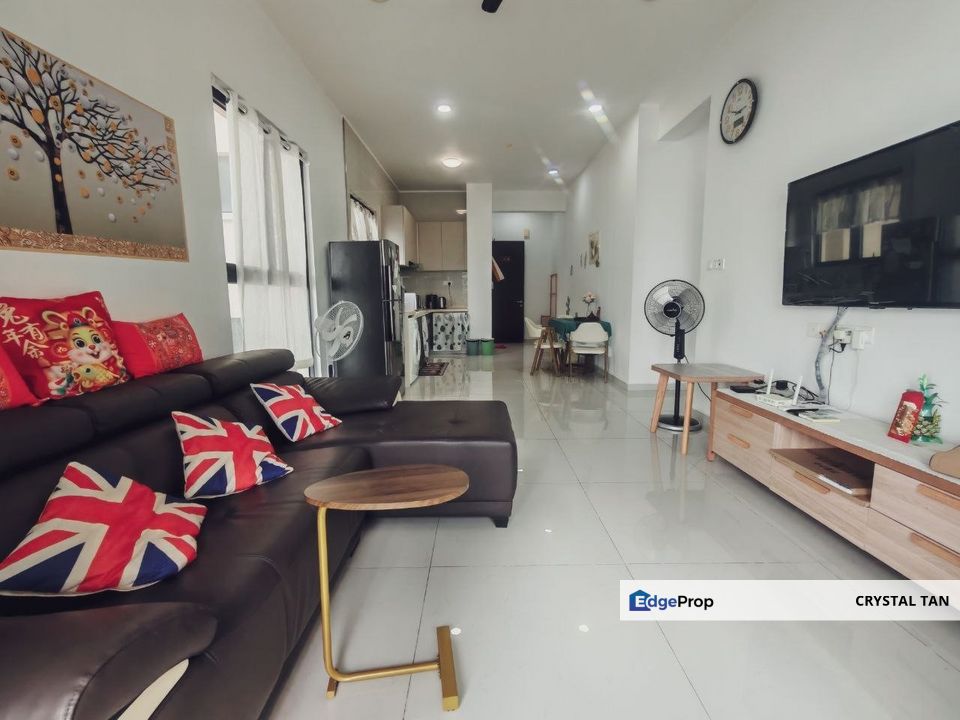 🔥【＃海景公寓 · ＃低门槛入手】🔥＃全家私 ＃拎包入住 ，＃省装修成本 #FULLOAN Can Full Loan Seaview unit Amberside @ Country Garden Danga Bay, Johor, Johor Bahru