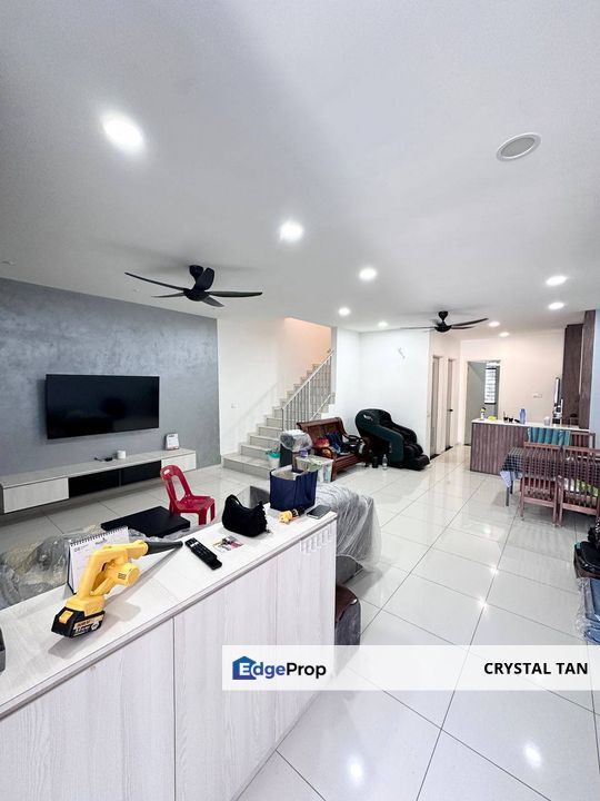 Eco Cascadia Jupiter大款式全装修双层排楼 全屋智能家居系统价值20k+! 即使人在国外也能远程控制整间家👍🏻, Johor, Johor Bahru