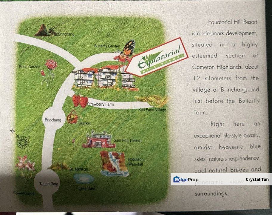 Ideal Holiday Home, Good Buy For Investment FREEHOLD Equatorial Hill Resort Cameron Highlands, Pahang, Pahang, Cameron Highlands