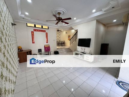 Double Storey Terrace House Taman Desa Cemerlang For Sale with Autogate Extended Renovated Ready Move In Condition , Johor, Ulu Tiram