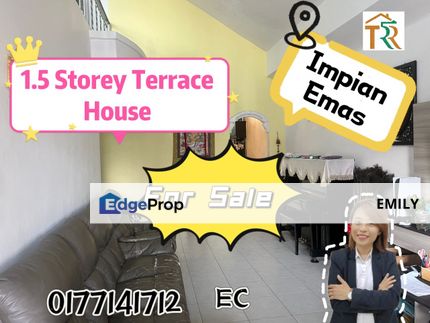 Impian Emas Bukit Impian 1.5 Storey Terrace House 🏡 For Sale 🎯 🎯 🎯 , Johor, Skudai