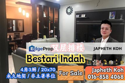 Bestari Indah - Double Storey Terrace House For Sale, Johor, Ulu Tiram