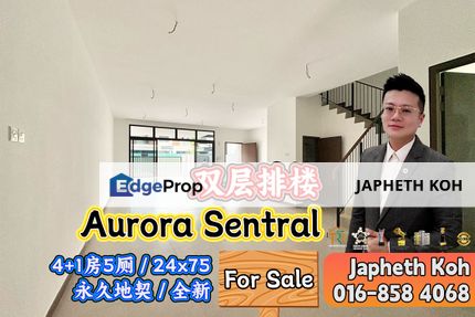 Aurora Sentral - Double Storey Superlink Villa For Sale, Johor, 