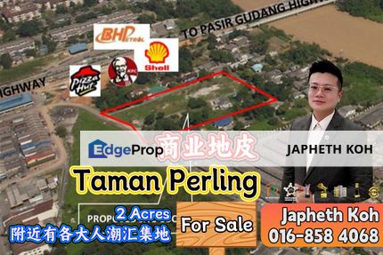Taman Perling - 2 Acres Commercial Land For Sale, Johor, Johor Bahru
