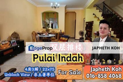 Pulai Indah - Double Storey Terrace House For Sale, Johor, Kangkar Pulai