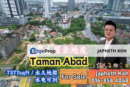 Taman Abad 7377sqft Residential Land For Sale, Johor, Johor Bahru