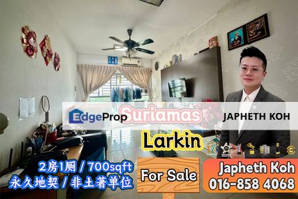 Suriamas Apartment 2 Bedroom Unit For Sale, Johor, Johor Bahru