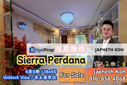 Sierra Perdana Double Storey Terrace House For Sale, Johor, Masai
