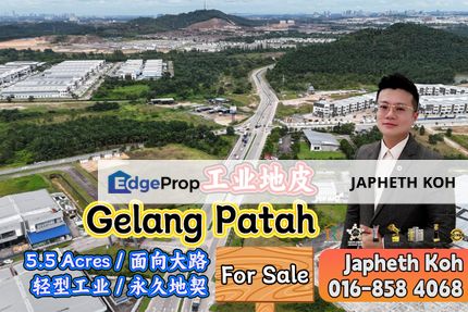 Gelang Patah Light Industrial Land For Sale, Johor, Gelang Patah
