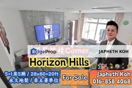 Horizon Hill Double Storey Superlink House For Sale, Johor, Nusajaya