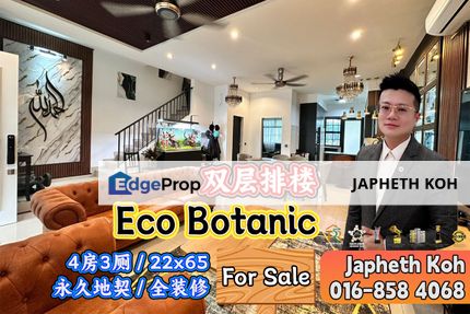 Eco Botanic Double Storey Terrace House For Sale, Johor, 