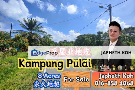 Kampung Pulai Zone Residential Land For Sale, Johor, Gelang Patah