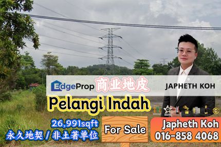 Pelangi Indah Commercial Land For Sale, Johor, Johor Bahru