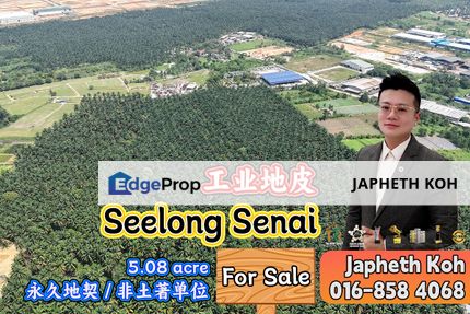 Seelong Industrial Land For Sale, Johor, Senai