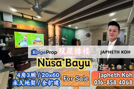 Nusa Bayu Double Storey Terrace House For Sale, Johor, Nusajaya
