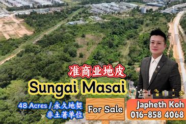 Sungai Masai Zone Commercial Land For Sale
