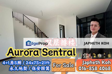 Aurora Sentral - 2 Storey Terrace House For Sale, Johor, 