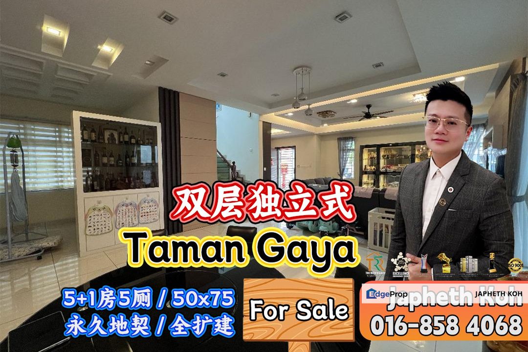 Taman Gaya - 2 Storey Detached House For Sale, Johor, Ulu Tiram