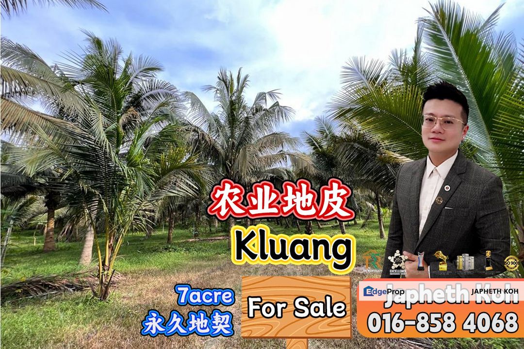 Kluang Agricultural Land For Sale, Johor, Kluang