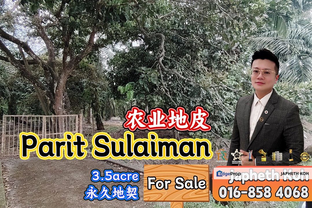 Parit Sulaiman Agricultural Land For Sale, Johor, Pontian