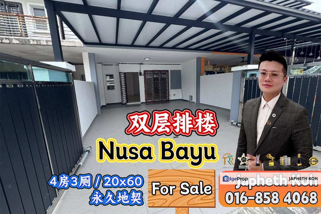 Nusa Bayu - 2 Storey Terrace House For Sale, Johor, 