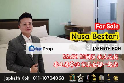 Nusa Bestari , 3 Storey Shoplot Hotel @ Skudai - Iskandar Puteri For Sale, Johor, 