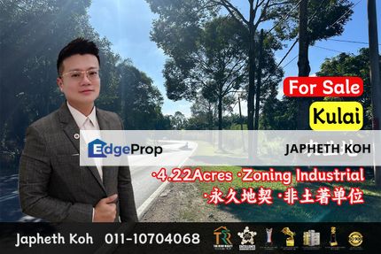 Kulai Bukit Batu - 4.22 Acres Agriculture Land For Sale, Johor, Kulai