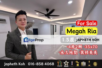 Megah Ria - 1.5 Storey Semi-D For Sale, Johor, Masai