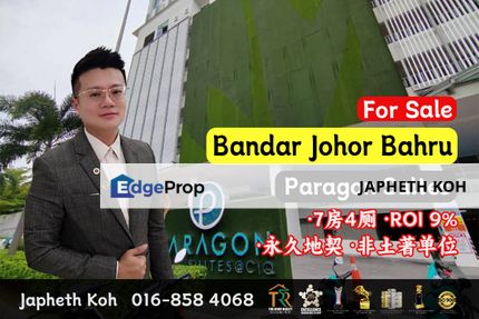 Paragon Suites Dual Key 7 Bedroom Unit For Sale, Johor, Johor Bahru