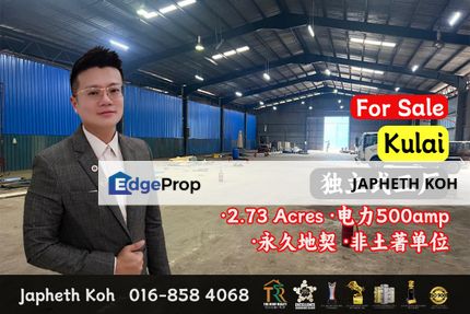 Kulai - Detached Factory For Sale, Johor, Kulai