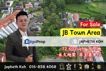JB Town Area - Residential Zoning Land For Sale, Johor, Johor Bahru