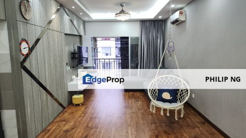 RENT @ Hijauan Lumayan Condo F/Furnished @ Tmn Naga Emas MRT, Sungai Besi KL, Kuala Lumpur, Salak Selatan