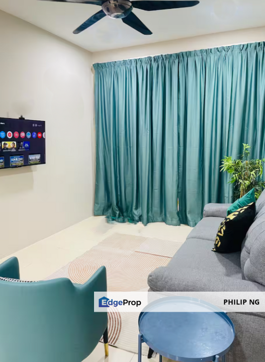 RENT @ Newly Painting Unit Desa Perangsang Apartments Block C | P/Furnished @ Petaling Jaya LRT, Selangor, Petaling Jaya