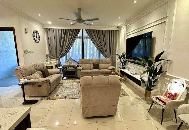 RENT @ LakeFields Reed 3 Story House Fully Furnished @ Sungai Besi , Tasik Damai KL