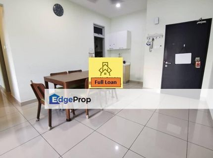 Full Loan 2 Car Park Nusa Duta Nusa Bestari D'rich Apartment Low Floor, Johor, Johor Bahru