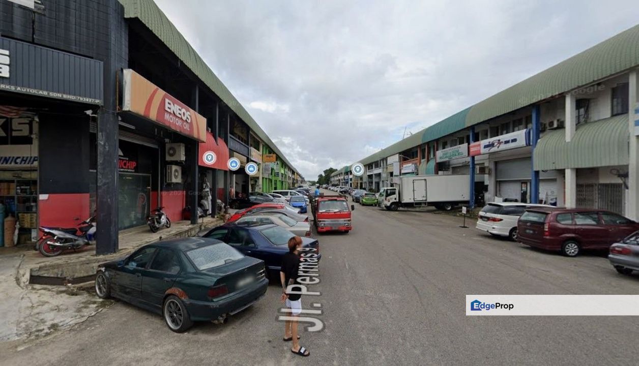 30x100 sqft Permas Jaya 1.5 Storey Terrace Factory Jalan Permas 9, Johor, Masai