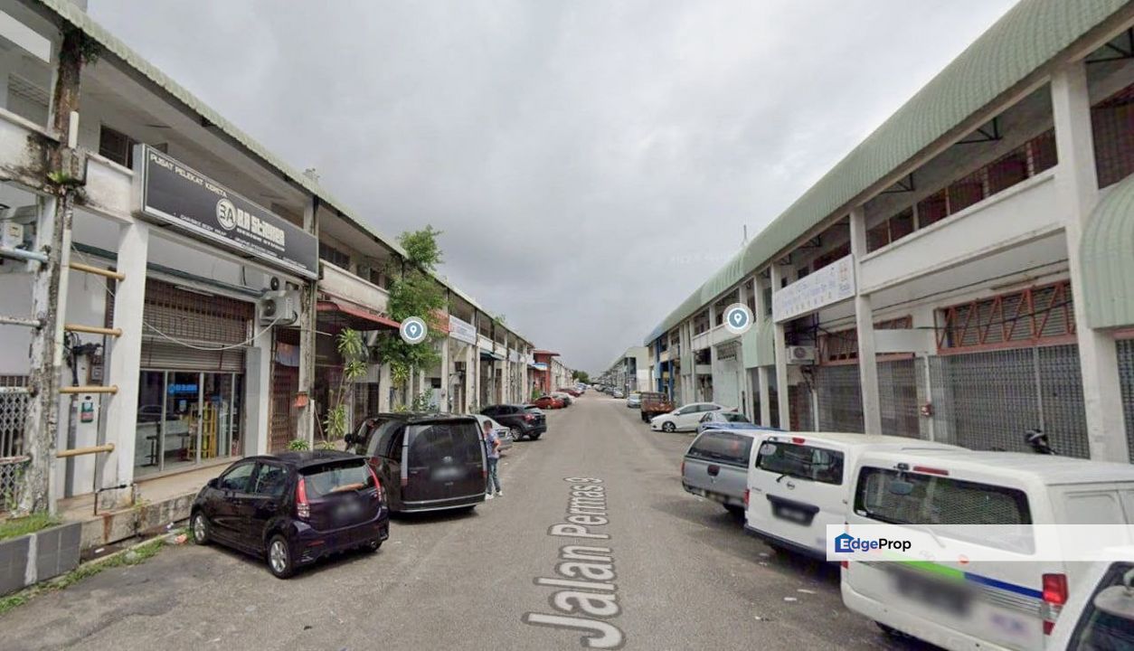 30x100 sqft Permas Jaya 1.5 Storey Terrace Factory Jalan Permas 9, Johor, Masai